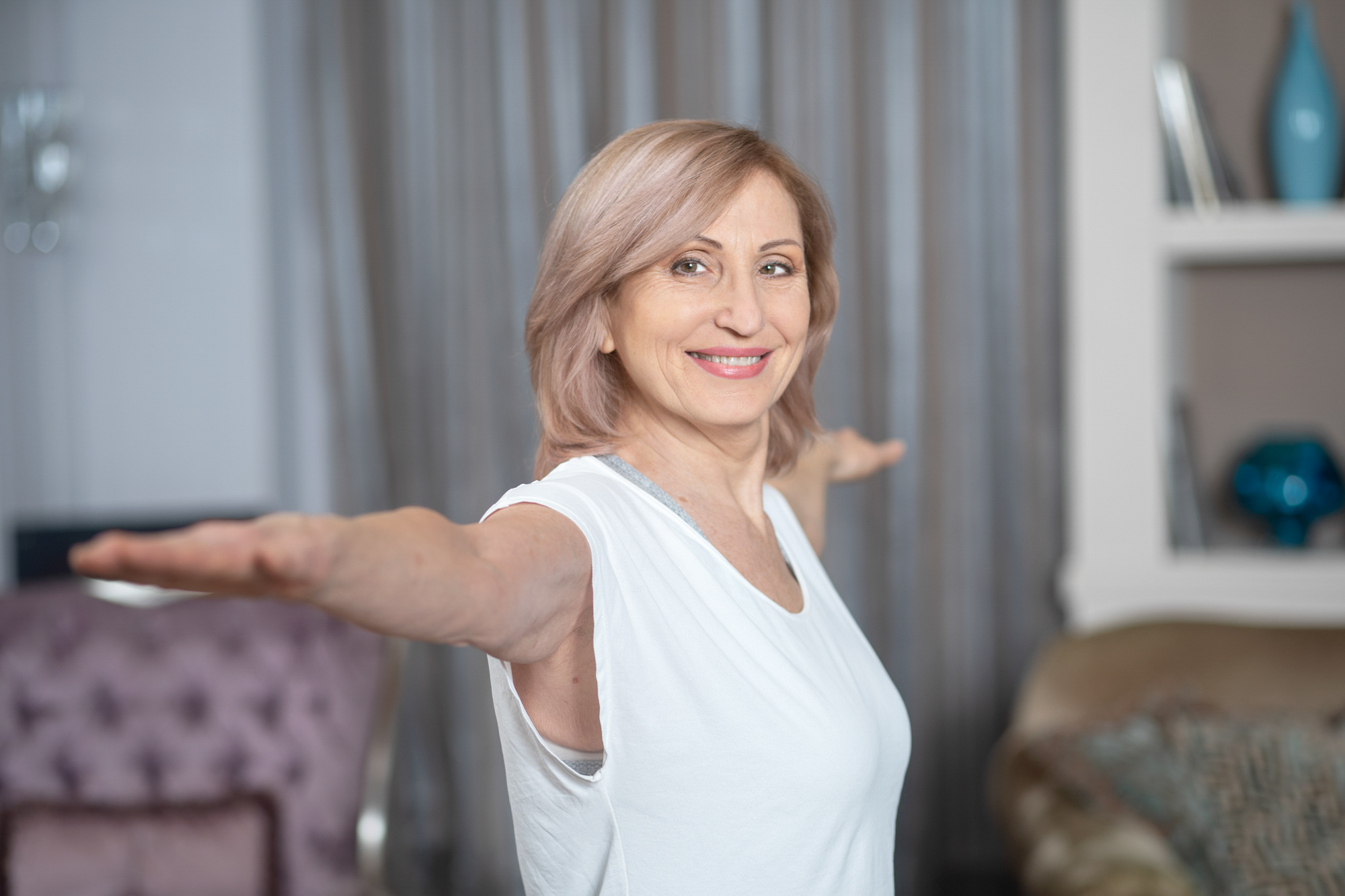 A patient enjoys a more active lifestyle after starting treatment with a BHRT doctor in Lenexa.