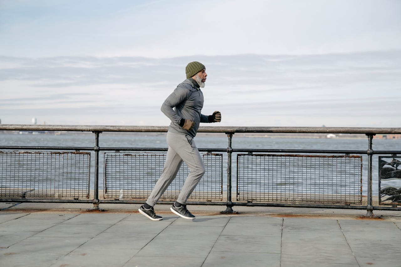 A male patient enjoys restored muscle mass after undergoing BHRT for men in Lenexa.